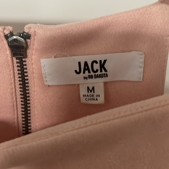 JACK by BB DAKOTA suede peachy pink dress - Picture 5 of 8